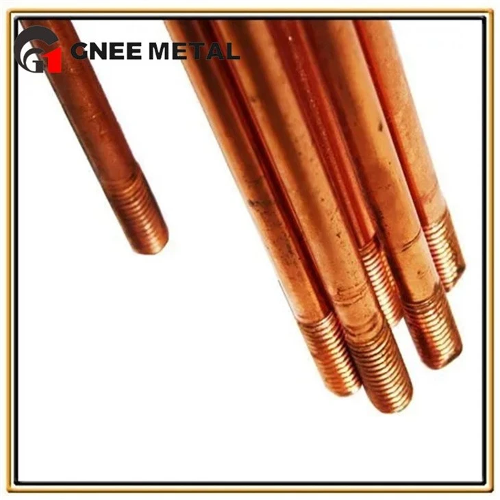 Threaded C2700 Copper Rod